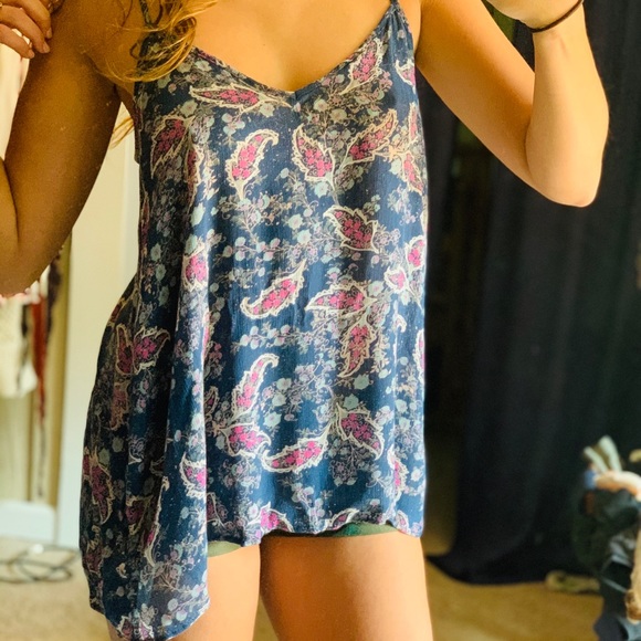 Paisley Bohemian Tank Top S - Picture 4 of 9